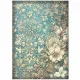Stamperia Rice Paper - Sir Vagabond in Fantasy World - White Flowers