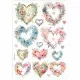 Stamperia Rice Paper - Hearts
