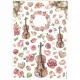 Stamperia Rice Paper - Violins and Roses