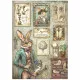 Stamperia Rice Paper - Alterego - Rabbit