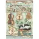 Stamperia A6 Mini Rice Paper - Symphony by Sara Alcobendas