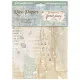 Stamperia A6 Rice Paper - Secret Diary - Backgrounds
