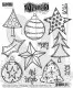 Dylusions Cling Stamps - Rock Your Christmas