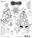 Dylusions Cling Stamps - Tree Topper