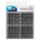Simon Hurley 6x6 Cling Stamps - Tartan Plaid