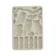 Silicone Mould A5 - The Owl's House - Owls and Branch