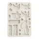 Silicone Mould A5 - Furry Friends - Cats
