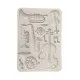 Silicone Mould A5 - Symphony - Musical Instruments by Sara Alcobendas