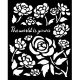 Stamperia Thick Stencil - Timeless - Roses