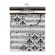Stamperia Thick Stencil - Symphony - Ccore and Frize by Sara Alcobendas