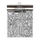 Stamperia Thick Stencil - Symphony - Violin, Trumpet, Harp by Sara Alcobendas