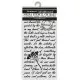 Stamperia Thick Stencil - Quiet Days - Manuscript