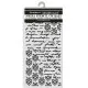 Stamperia Thick Stencil - Secret Diary - Seal and Writings