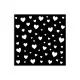 Stamperia Thick Stencil - Timeless - Hearts