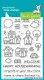 Clear Stamps - Happy Village