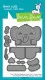 Custom Craft Die - Tiny Gift Box Elephant Add-On