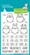 Clear Stamps - Critter Conversation Hearts