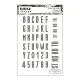 Lisa Horton Crafts - Clear Stamp Set - Muse & Maker - Worn and Typed