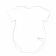 Mintay - Card Base - Baby Onesie - Weiß