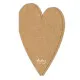 Mintay - Card Base - Basic Heart 2 - Kraft