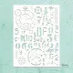 Mintay Kreativa 6x8 Stencil - Mixed 10