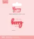 Clear Stamp & Cutting Die - Berry Bliss - Berry Sentiment by Nature's Garden