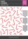 Hero Art - Layering Stencils - Candy Cane Season - Candy Cane Toss Up