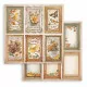 Stamperia 2-seitiges 12x12 Designpapier - Golden Harmony - Cards