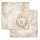 Stamperia 2-seitiges 12x12 Designpapier - Quiet Days - Sheet Clock