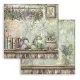 Stamperia 2-seitiges 12x12 Designpapier - Herbarium Silvae - Lavender