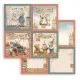 Stamperia 2-seitiges 12x12 Designpapier - Family - 4 Cards