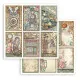 Stamperia 2-seitiges 12x12 Designpapier - Gardens of Time - 6 Cards