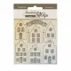 Stamperia Decorative Chips - Christmas - Cozy Houses