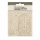 Stamperia Decorative Chips - Old Lace - Gate and Key