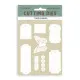Stamperia - Cutting Dies - Quiet Days - Tags and Wings