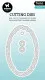 Studio Light - Essentials Cutting Dies - Torn Edge Cutting Die - Oval Tag