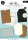 Studio Light A4 Die-Cut Card Shapes - Naturals and Essentials - for 127x178mm Cards Essentials Card Making Pad