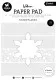 Studio Light - A5 Vellum Paper Pad - Essentials Nr. 329 - Snowflakes