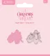 Clear Stamp & Cutting Die - A Christmas Dream - Elegant Slippers