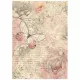 Stamperia Rice Paper - Shabby Rose - Butterfly