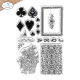 Clear Stamps - Romantic Revival - Playing Card Collage