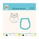 Cutting Die and Clear Stamps Set - Xmas Hamster with Christmas Stories