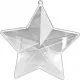 Acryl Stern transparent 14 cm