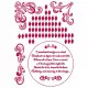 Stamperia A4 Stencil - Romantic Threads Corners