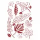 Stamperia A4 Stencil - Romantic Garden House Leaves