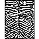 Stamperia Thick Stencil - Savana Zebra Pattern