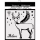 Stamperia 7x7 Thick Stencil - Deer