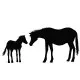 Lavinia Clear Stamps - Horse and Foal