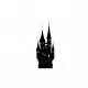 Lavinia Clear Stamps - Silhouette Castle Miniature