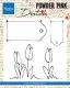 Clear Stamps - Powder Pink Tulpen and Labels